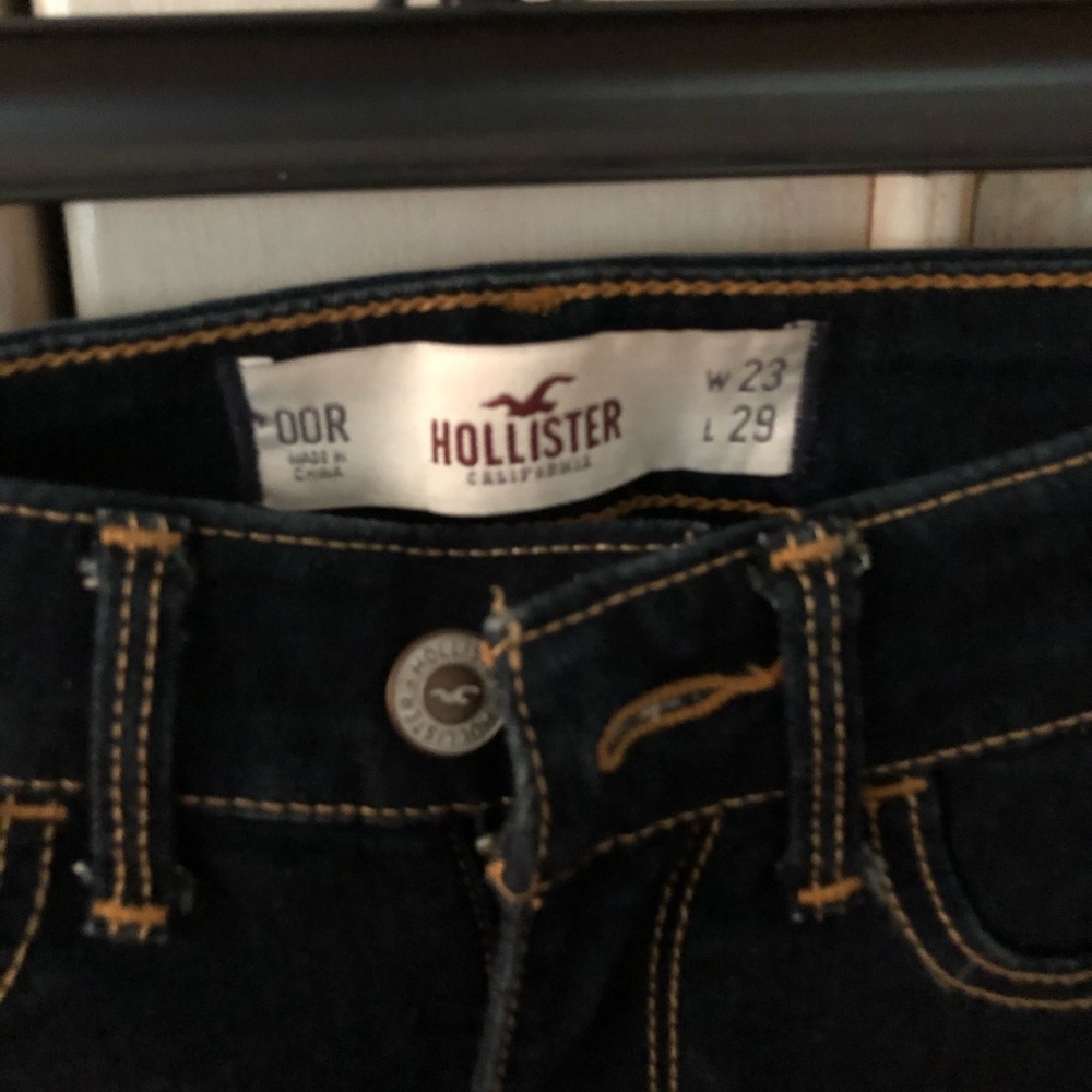 Hollister Blue Skinny Jeans - Picture 2 of 3